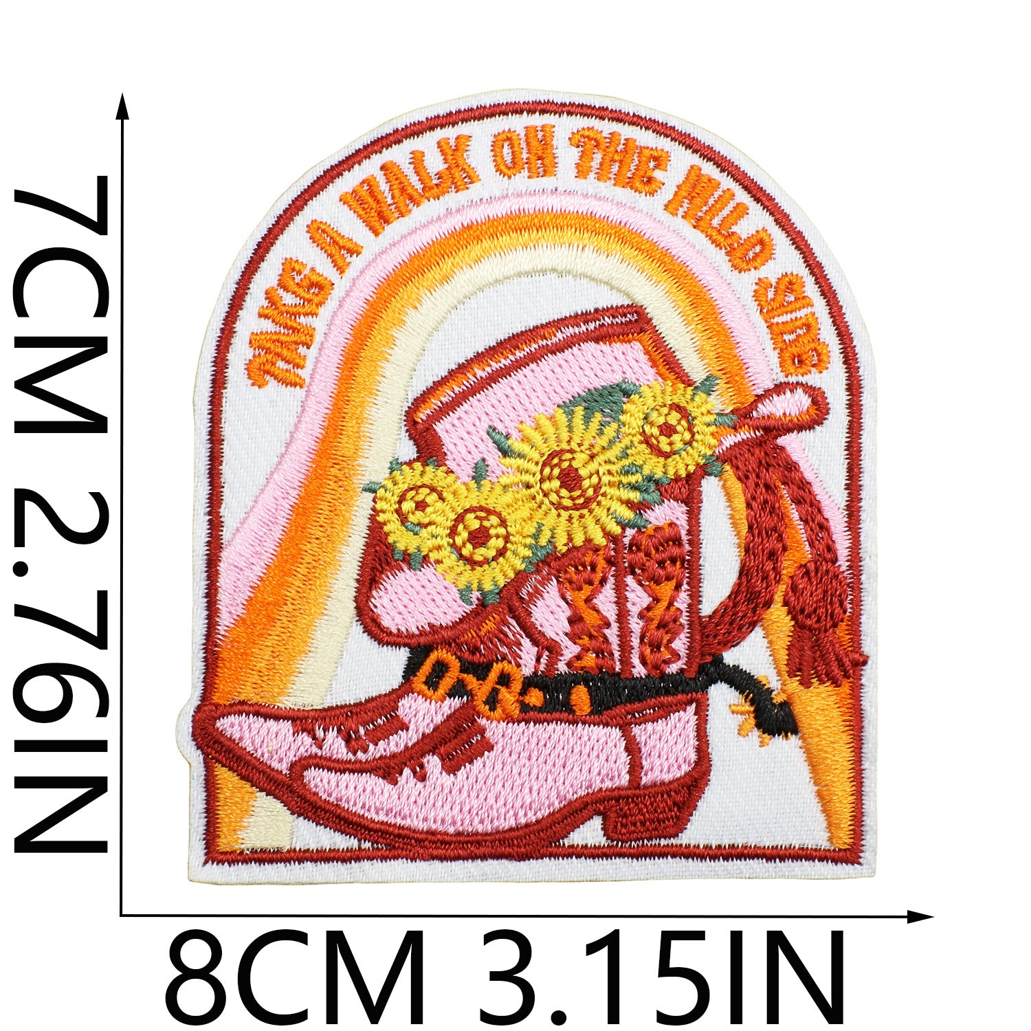 Wholesale Western cowboy embroidery double gun cowgirl patch